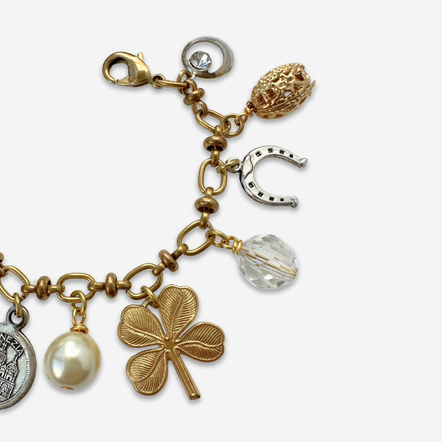 The Lillian - Repurposed Vintage Charm Bracelet