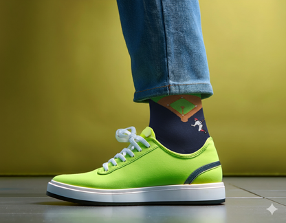 "Batter's Up" - Soxfords NY Baseball Themed Fine Men's Socks