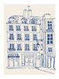 Paris Cafe Giclée Framed Fine Art Print by Pascale Berkowitz