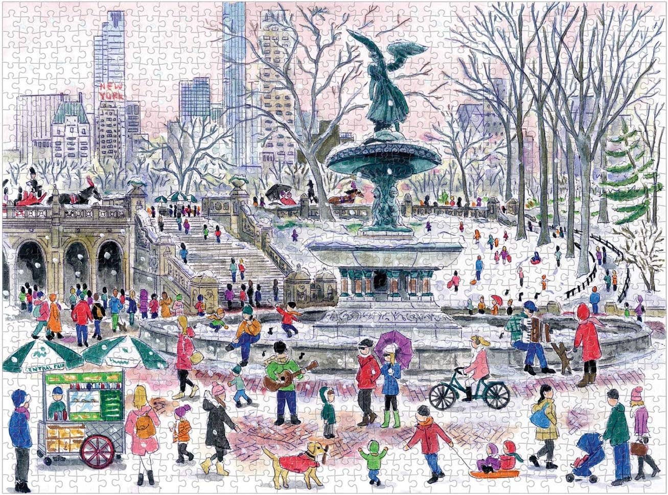 Michael Storrings Bethesda Fountain 1000 Piece Puzzle