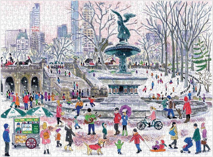 Michael Storrings Bethesda Fountain 1000 Piece Puzzle