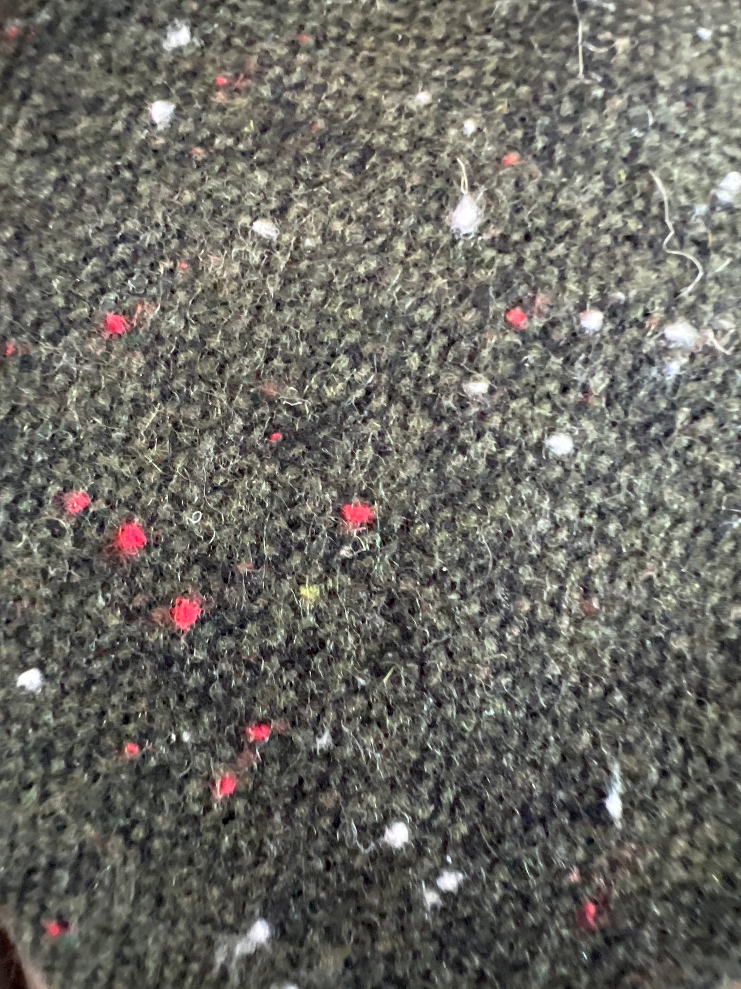 Speckled Dark Green 100% Wool Handmade Necktie