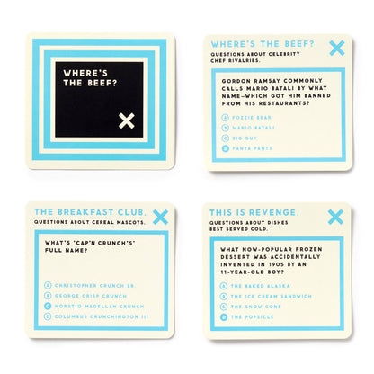 Brass Monkey Junk Food & Food Food Trivia Game