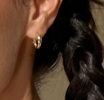 14k Gold Vermeil Classic Huggie Earrings