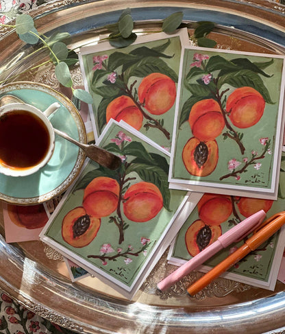 Peaches Greeting Card