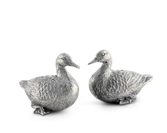 Pewter Ducks Salt & Pepper Set