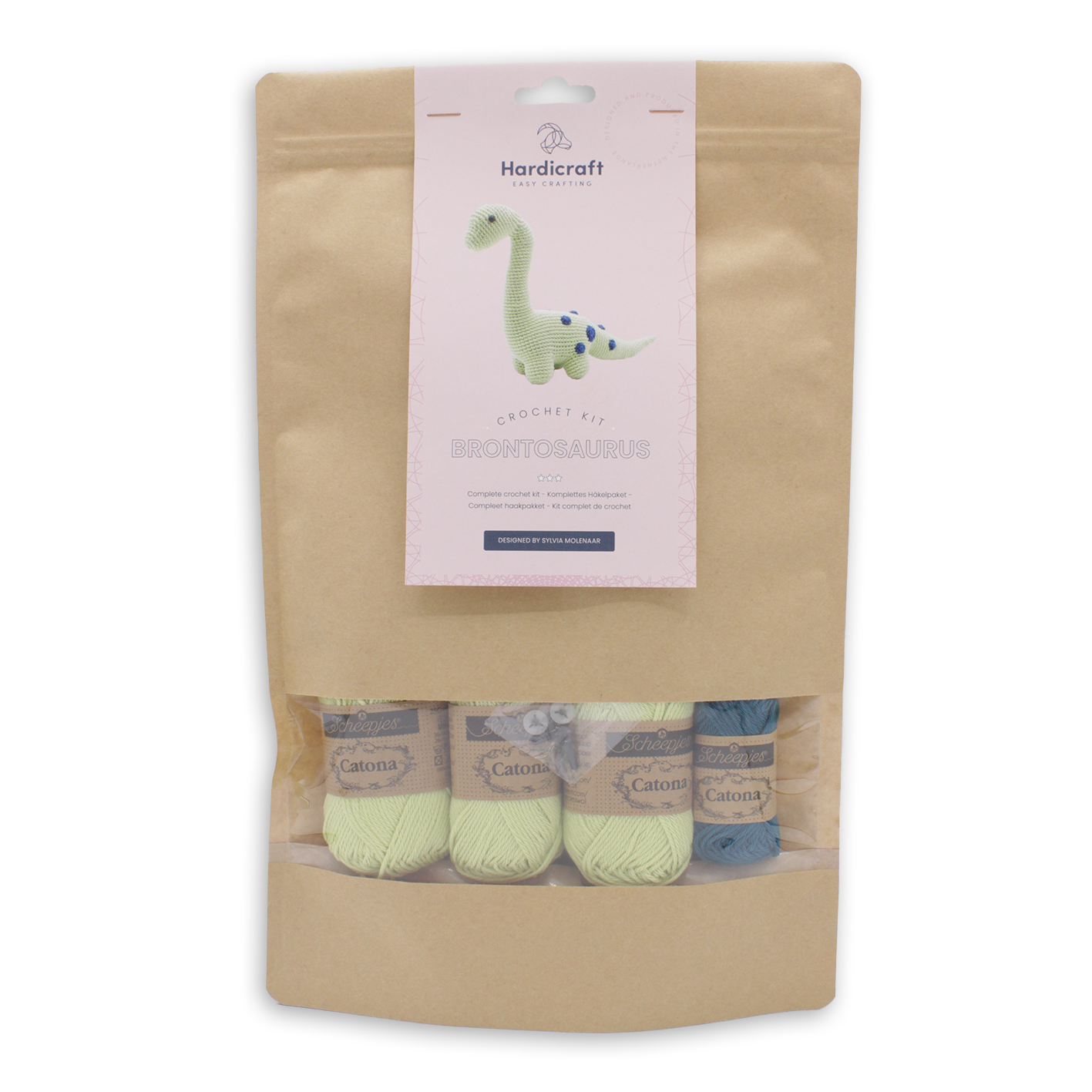 Brontosaurus Stuffed Animal Crochet Kit