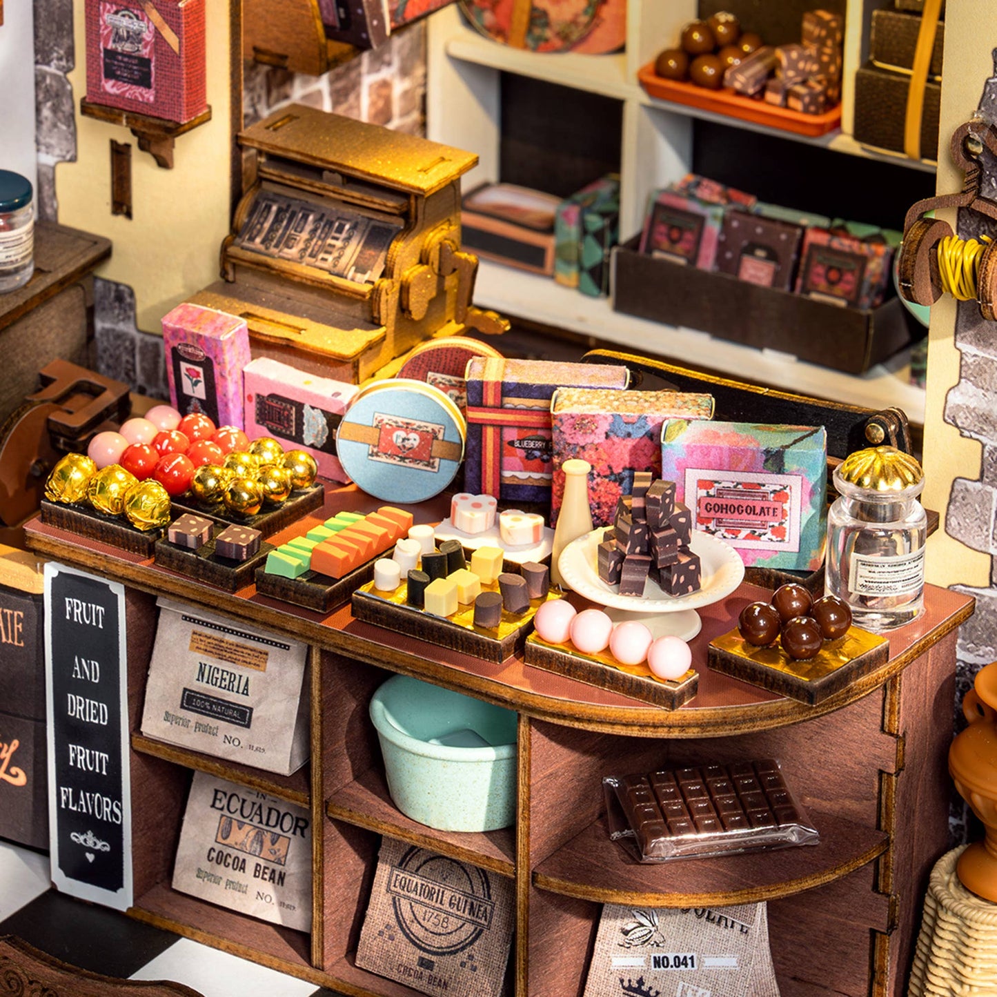 Henry's Chocolate Shop Book Nook Kit