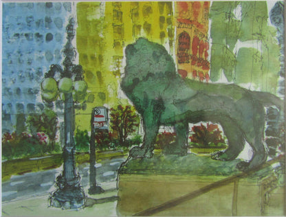 Art Institute of Chicago Framed Print by Maggie Caravello