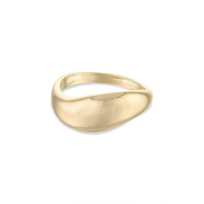 14kt Gold Vermeil Tide Ring - Size 6