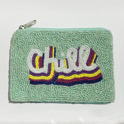 Chill Mini Beaded Coin Purse