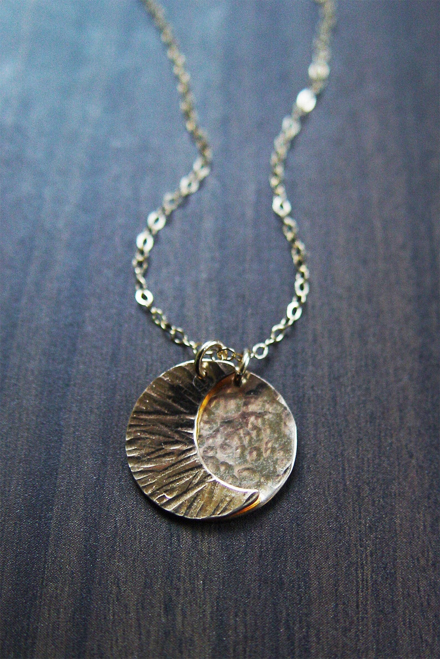 Lunar Moon Phase 14K Gold Fill Necklace