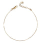 18kt Gold-Filled Box Chain Anklet
