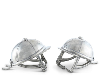 Riding Hat Pewter Salt & Pepper Set