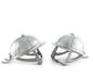 Riding Hat Pewter Salt & Pepper Set