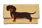 Dachshund Beaded Crossbody Clutch