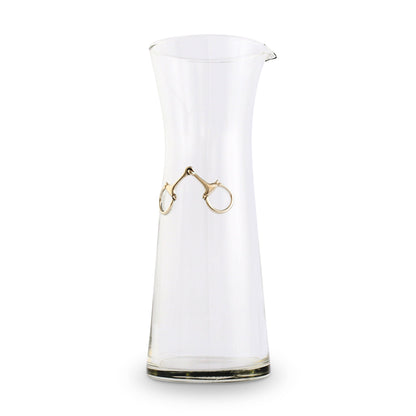 Equestrian Bit Pewter & Glass Wine Carafe - IN STORE OR LOCAL DELIVERY ONLY