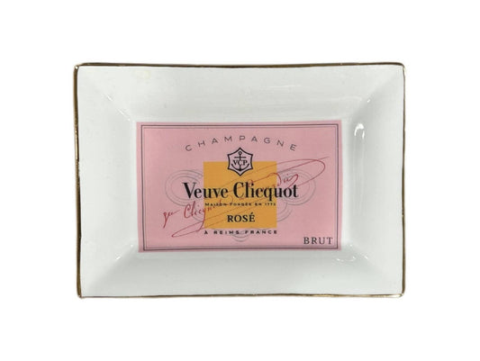 Rosé Veuve Champagne Ceramic Tray