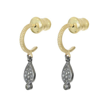 N° 865 Diamond & Gold Earrings