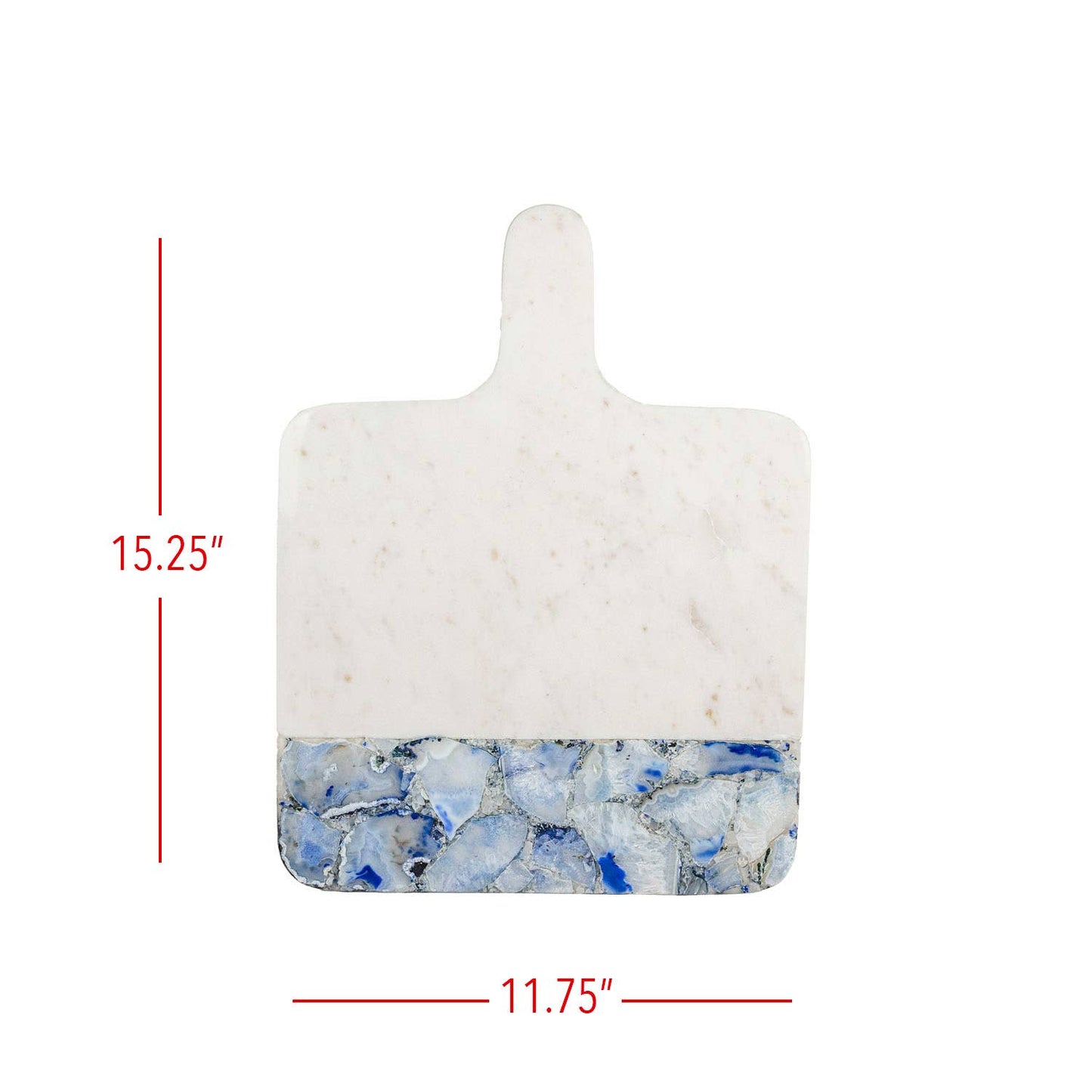 Blue Agate & Marble Square Serving Board