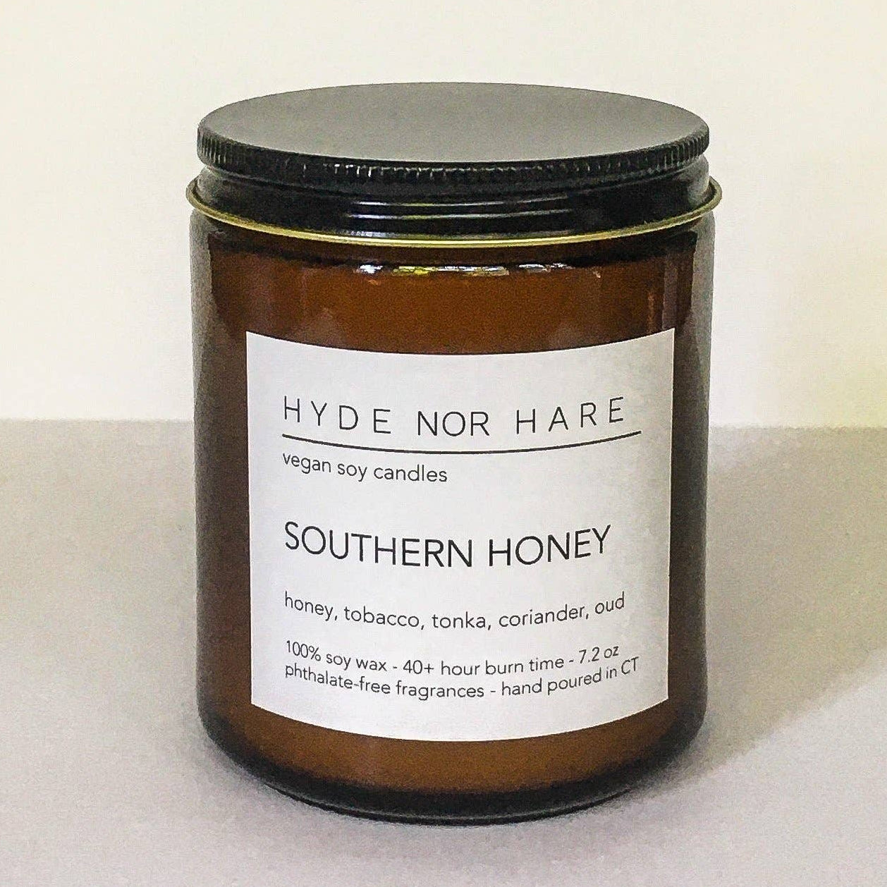 Southern Honey Vegan Soy Candle by HYDE NOR HARE