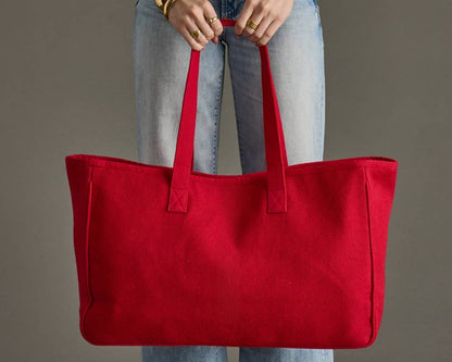Red & Pink Merry Tote