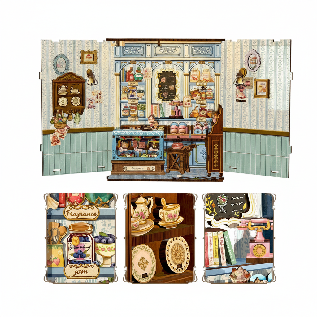 Sweet Marie Sweets Shop Book Nook Kit
