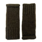 Army Green Alpaca Fingerless Knit Gloves