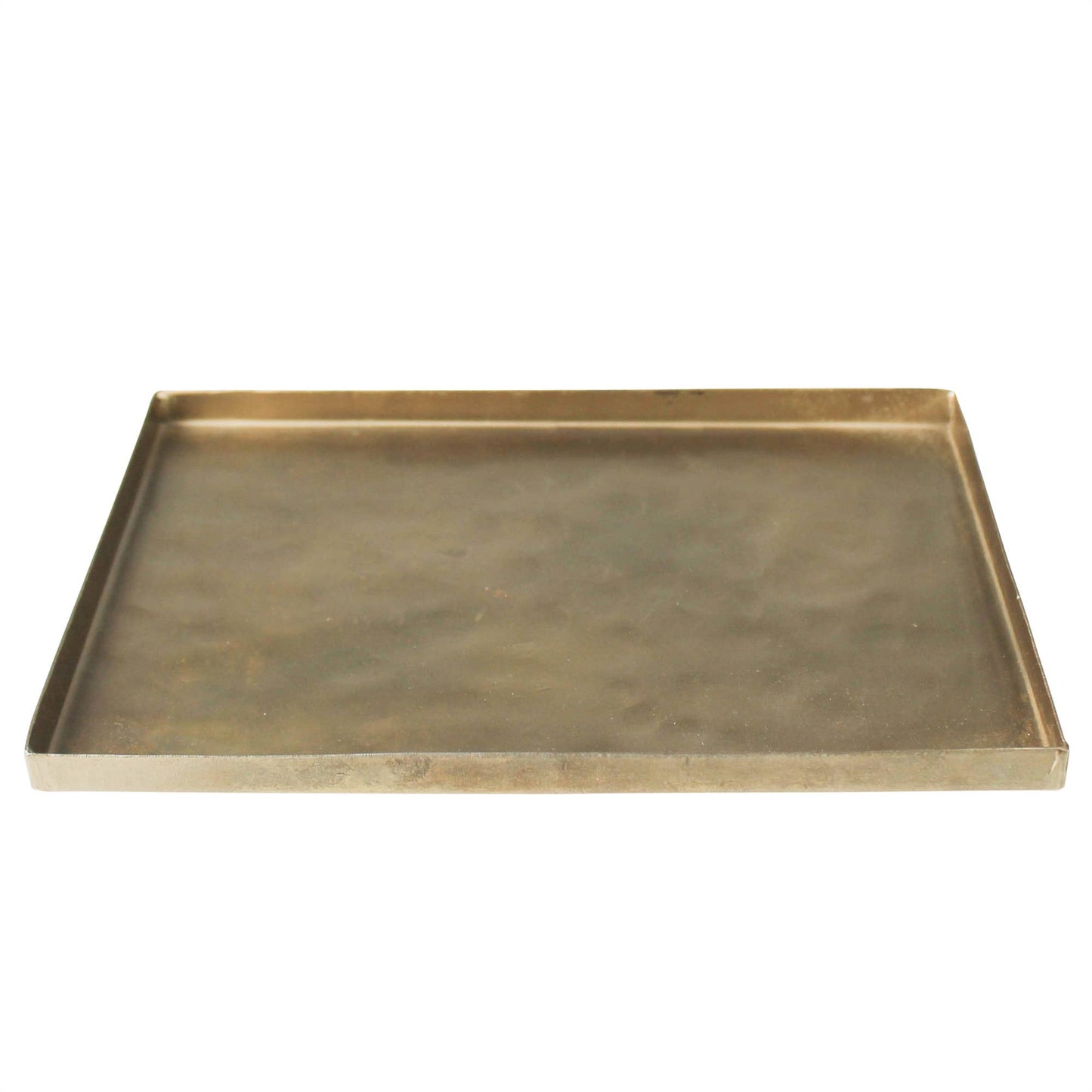 Tulum Tray, Brass - Rect Lrg: Brass / Aluminum