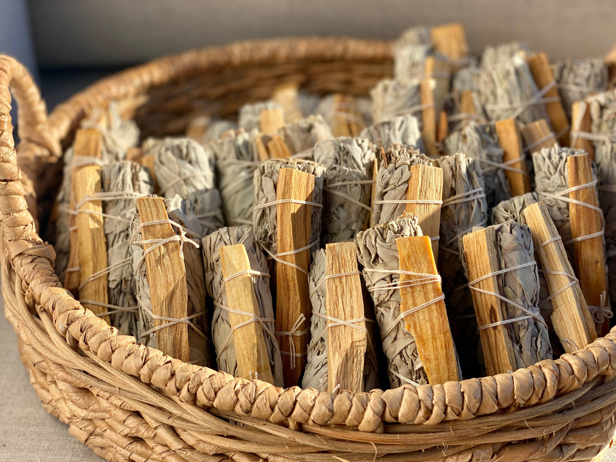 White Sage & Palo Santo Smudge Stick