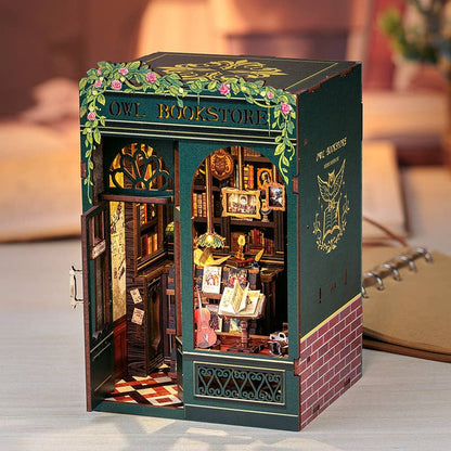 Owl Bookstore Book Nook Kit