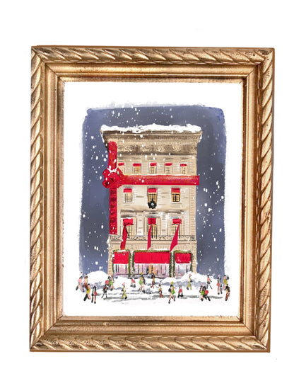 NYC HOLIDAY SHOPPING - Art Print: 8x10