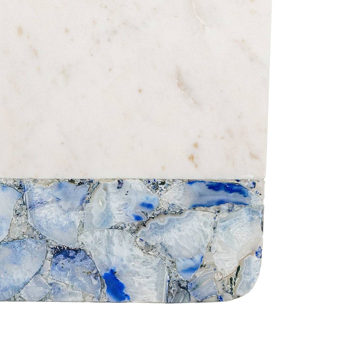 Blue Agate & Marble Square Serving Board