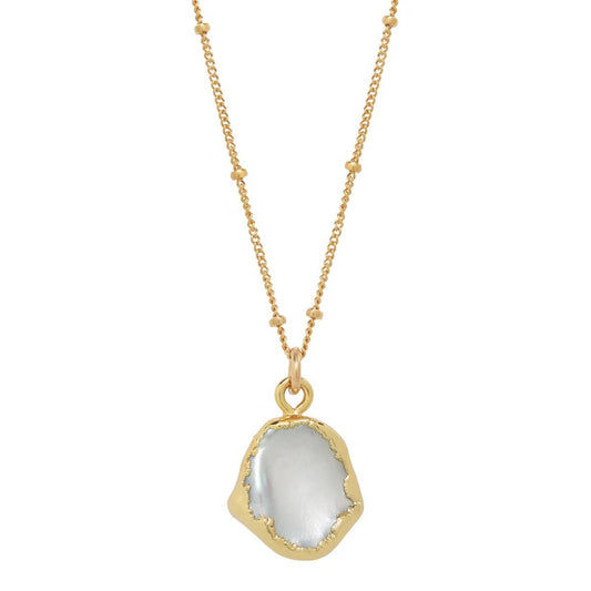 Gold Dipped Freshwater Pearl Necklace