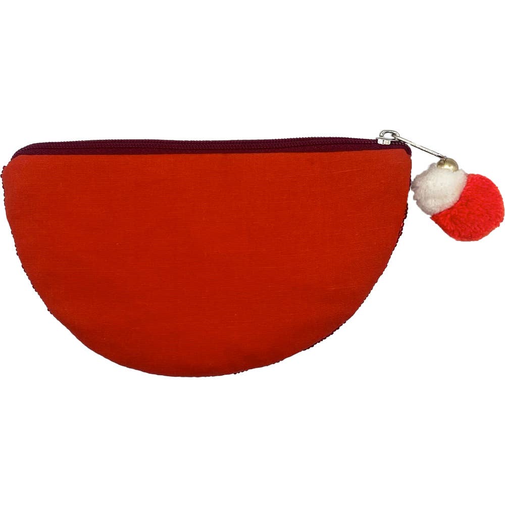 Passion Fruit Beaded Coin Purse