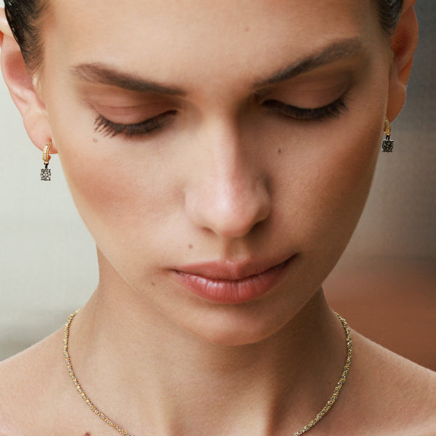 N° 996 Diamond Bicolore Earrings