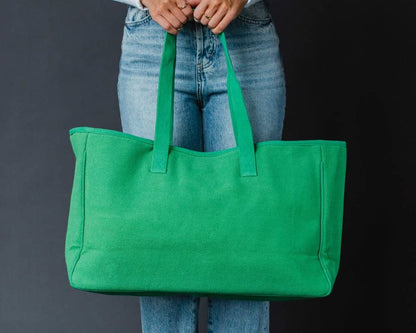 Green & Pink Noel Tote