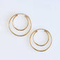 Endless Gold Filled Double Hoops