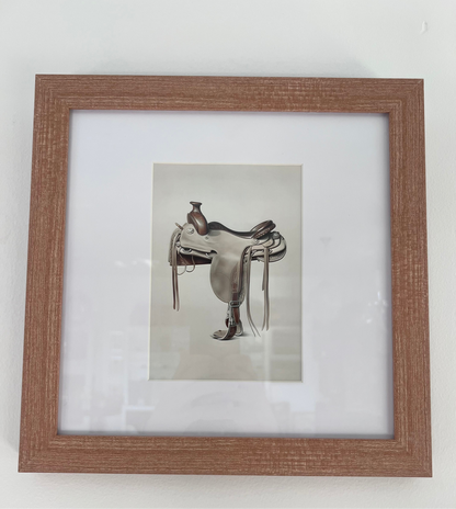 Saddle - Equestrian print