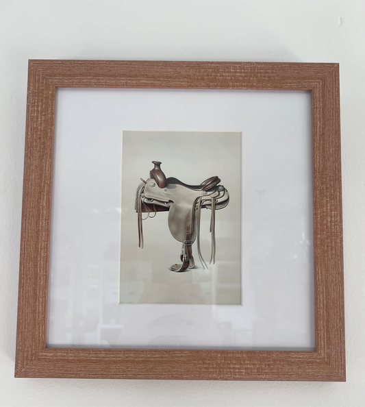 Saddle - Equestrian print