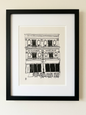 Au Rocher De Cancale Paris Restaurant Framed Giclée Fine Art Print by Pascale Berkowitz