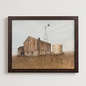 "Stone Silo" Original Acrylic Painting by Artist Tom Agazzi