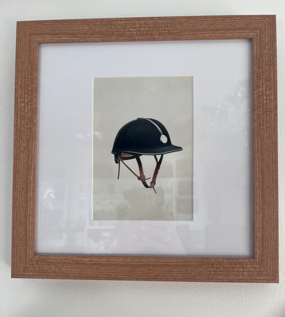 Riding Helmet - Equestrian print