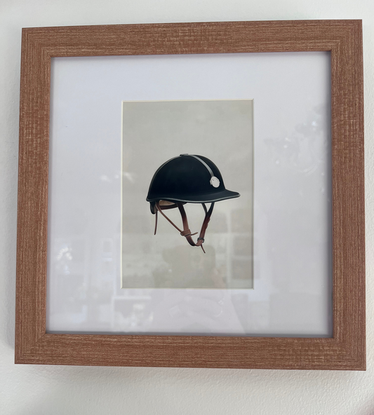 Riding Helmet - Equestrian print