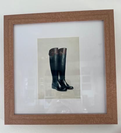 Riding Boots - Equestrian print