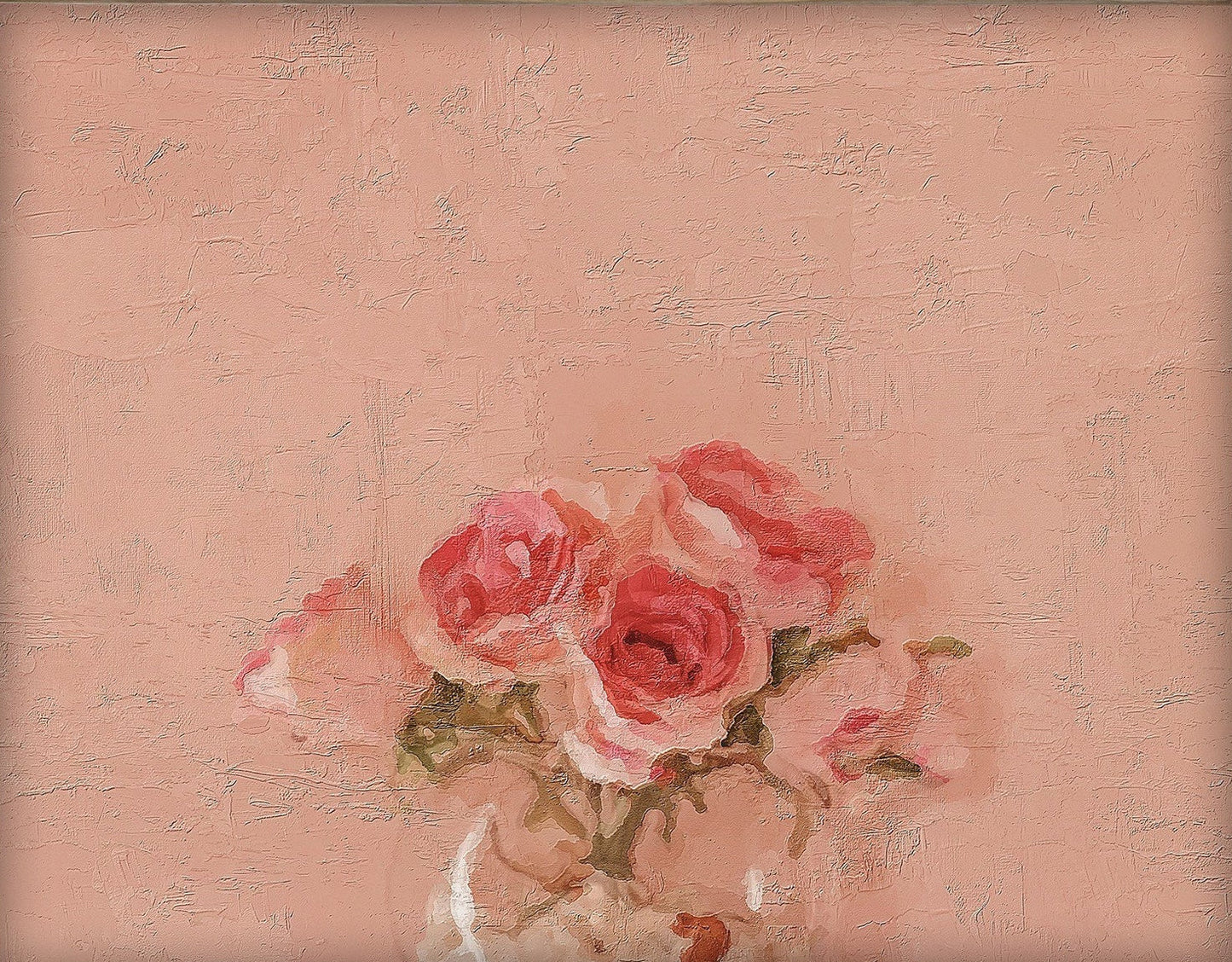 Pink Roses Framed Print
