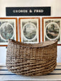 Handcrafted Natural Fiber Large Basket