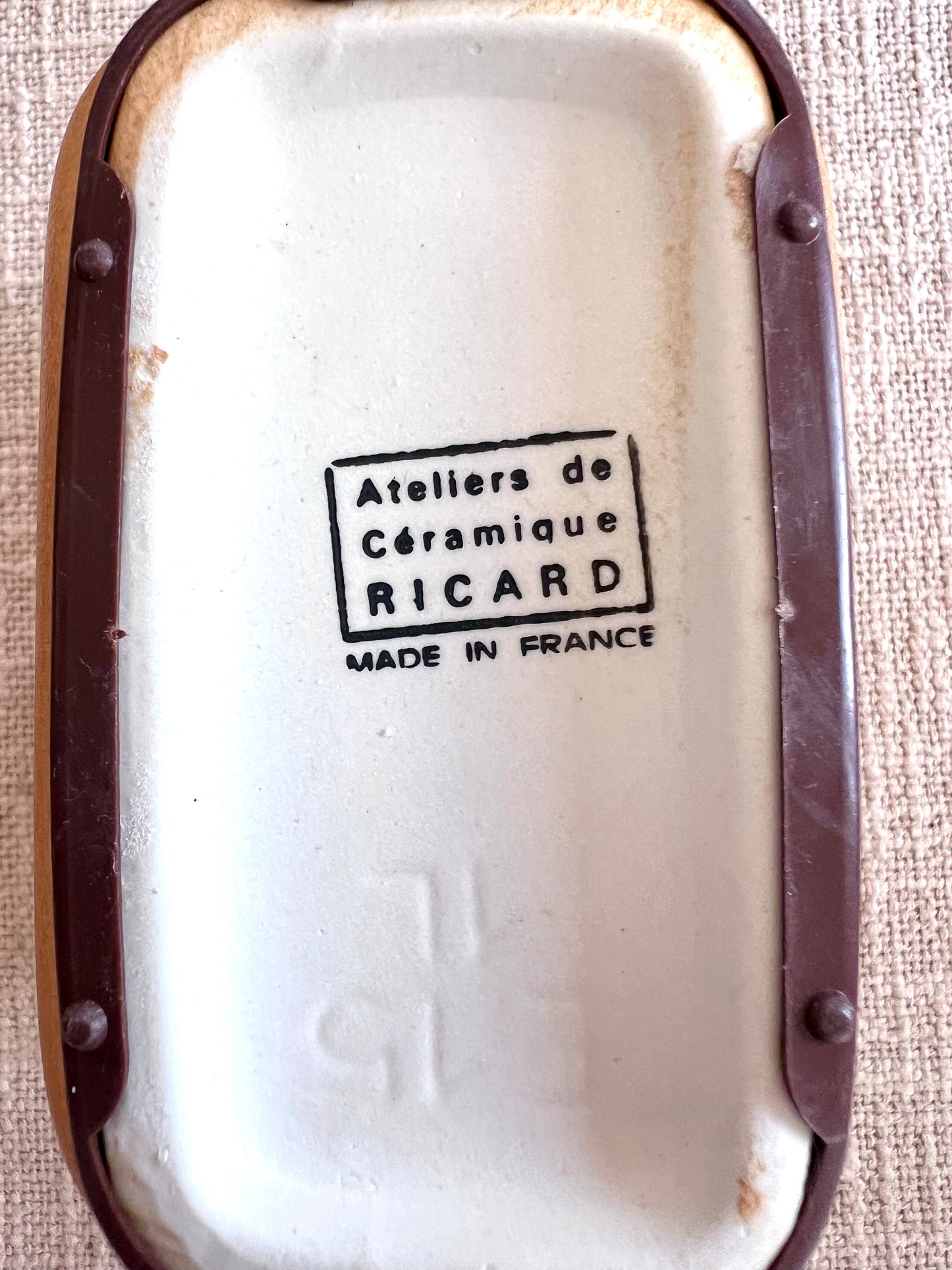 Vintage Ricard Ceramic Pitcher from RICARD Ceramic Ateliers - France 1950s