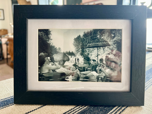 "Members of the Seattle Tubing Society" Framed Print - Small