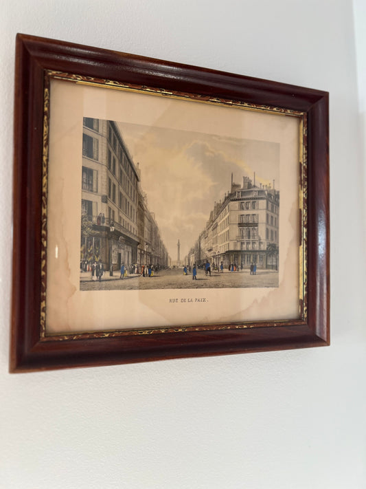Rue de la Paix Vintage Framed Art